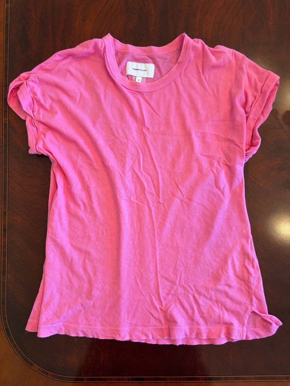 Current Elliott pink tee